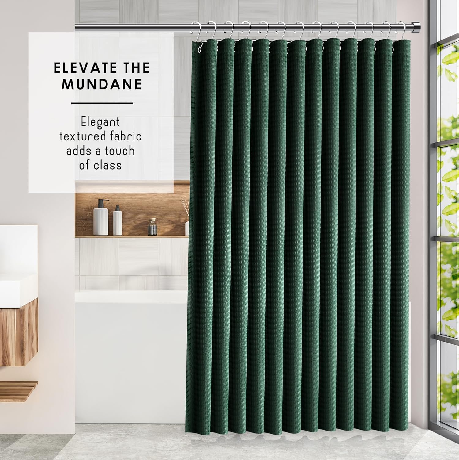 Clara Clark Hunter Shower Curtain